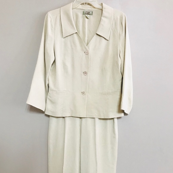 Tommy Bahama 100% Silk Ivory 2 Piece Suit - Picture 3 of 16